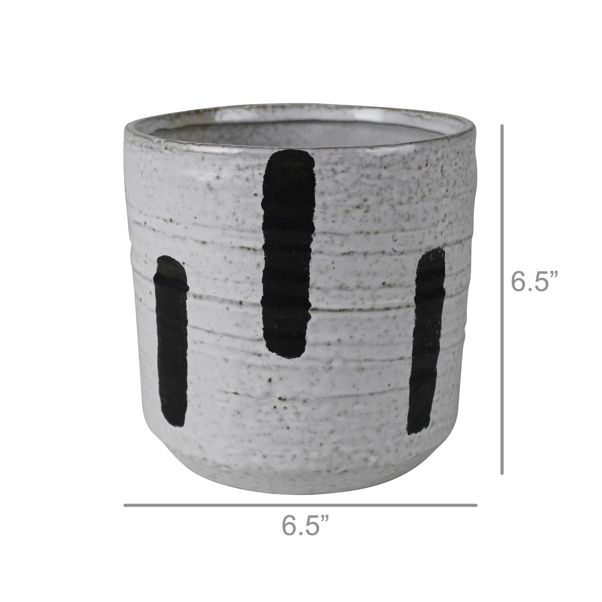 Kai Ceramic Cachepot - Large Set Of 4 By HomArt | Planters, Troughs & Cachepots | Modishstore - 2