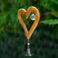 Recycled Teak Sun Catcher - Heart Set of 2 By Garden Age Supply