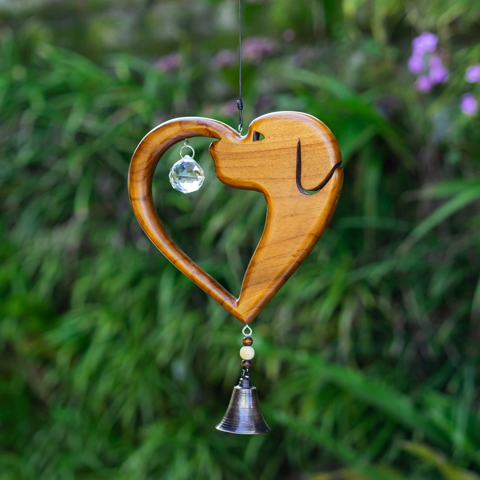 Recycled Teak Sun Catcher - Dog Set of 2 By Garden Age Supply | Sculptures | Modishstore - 2