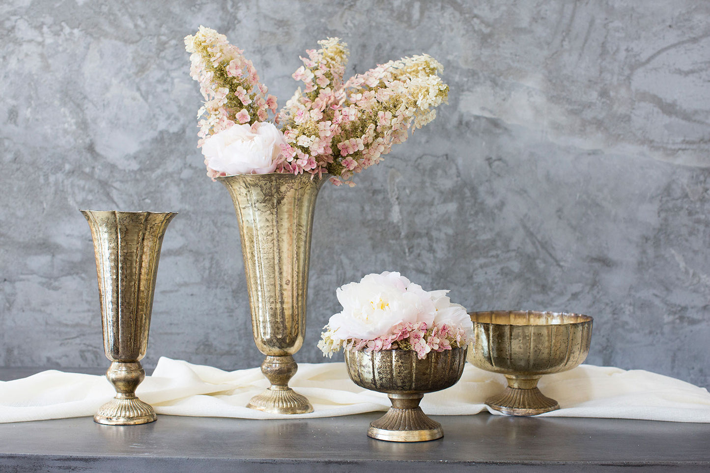 Lita Vase and Compote Set of 4 By Accent Decor | Vases | Modishstore - 10
