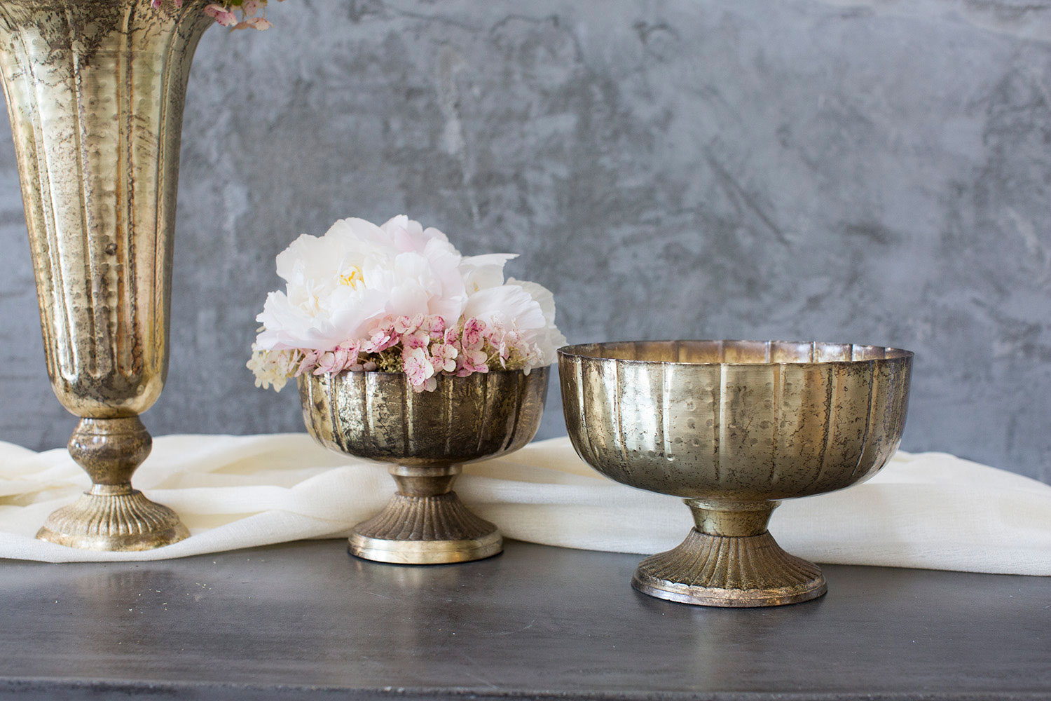 Lita Vase and Compote Set of 4 By Accent Decor | Vases | Modishstore - 16