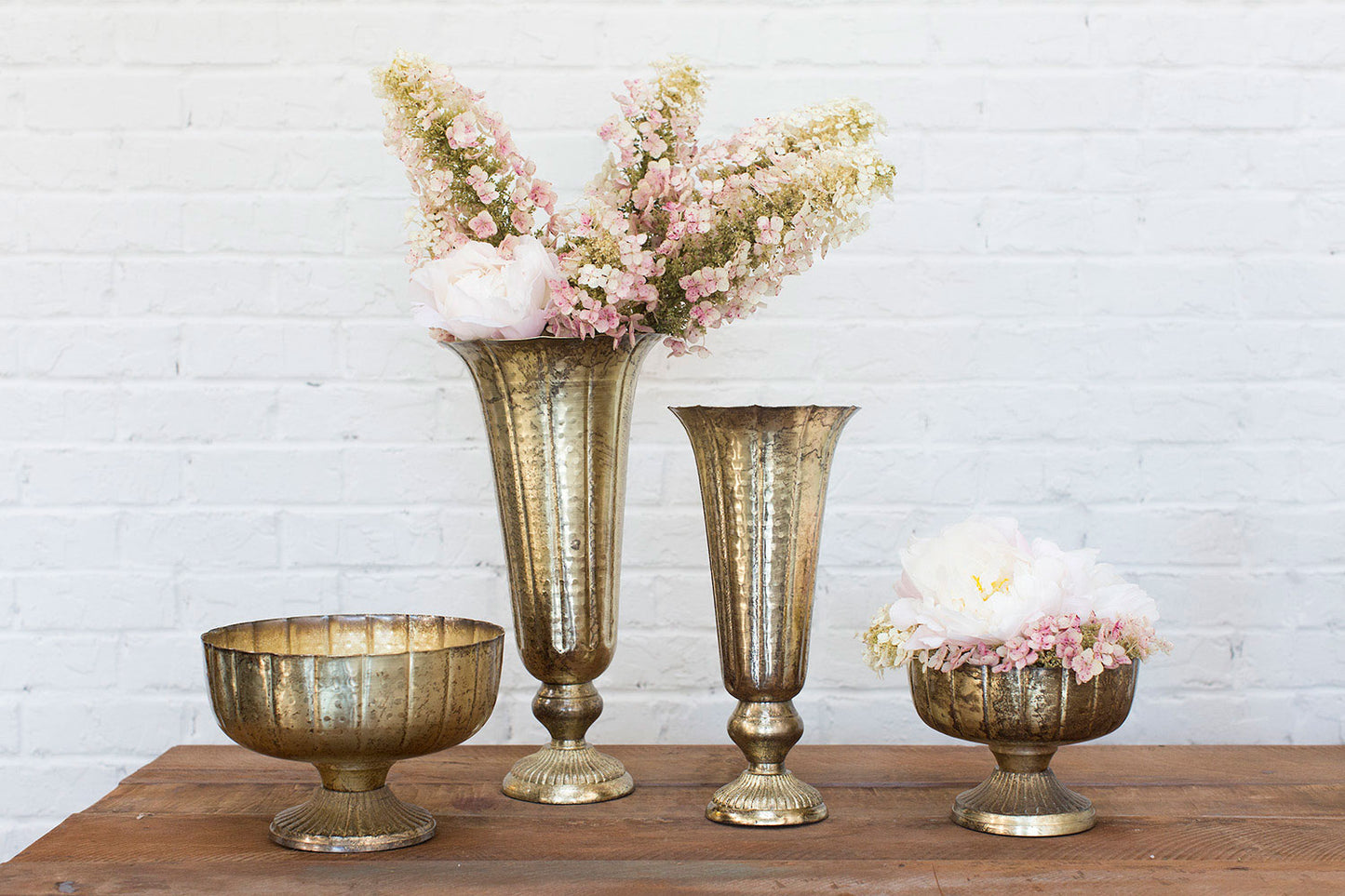 Lita Vase and Compote Set of 4 By Accent Decor | Vases | Modishstore - 28