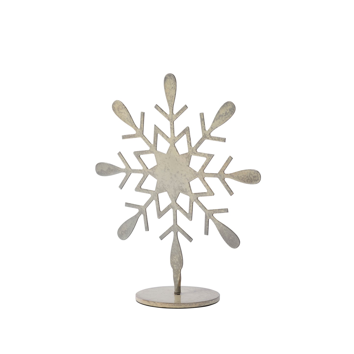 Moonlit Snowflake Stand Set of 2 By Accent Decor | Planters, Troughs & Cachepots | Modishstore - 2