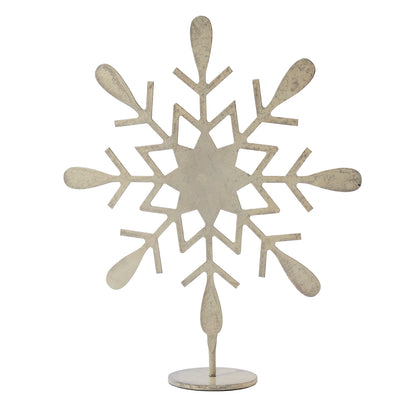 Moonlit Snowflake Stand Set of 2 By Accent Decor | Planters, Troughs & Cachepots | Modishstore - 7