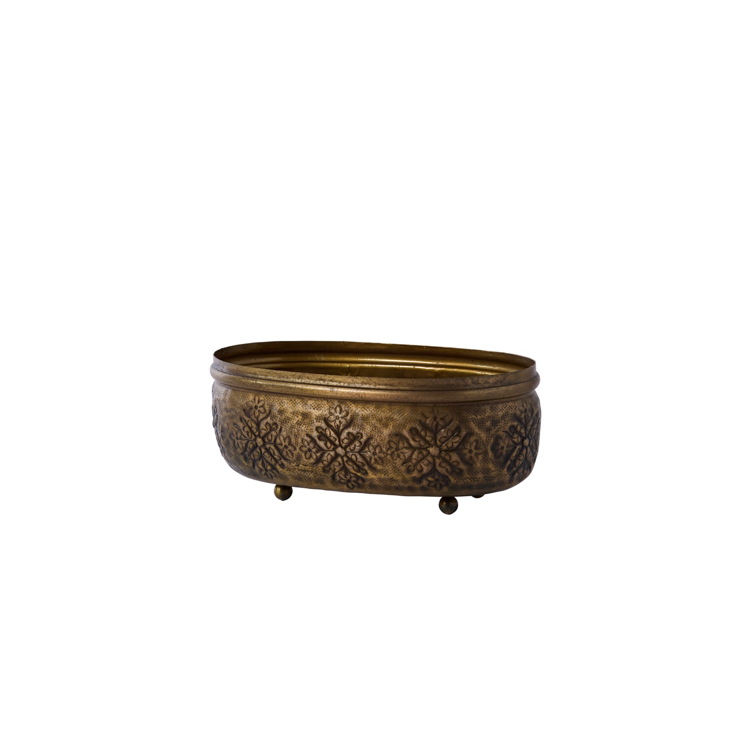 Pressed Snowflake Trough Set of 2 By Accent Decor | Planters, Troughs & Cachepots | Modishstore - 2