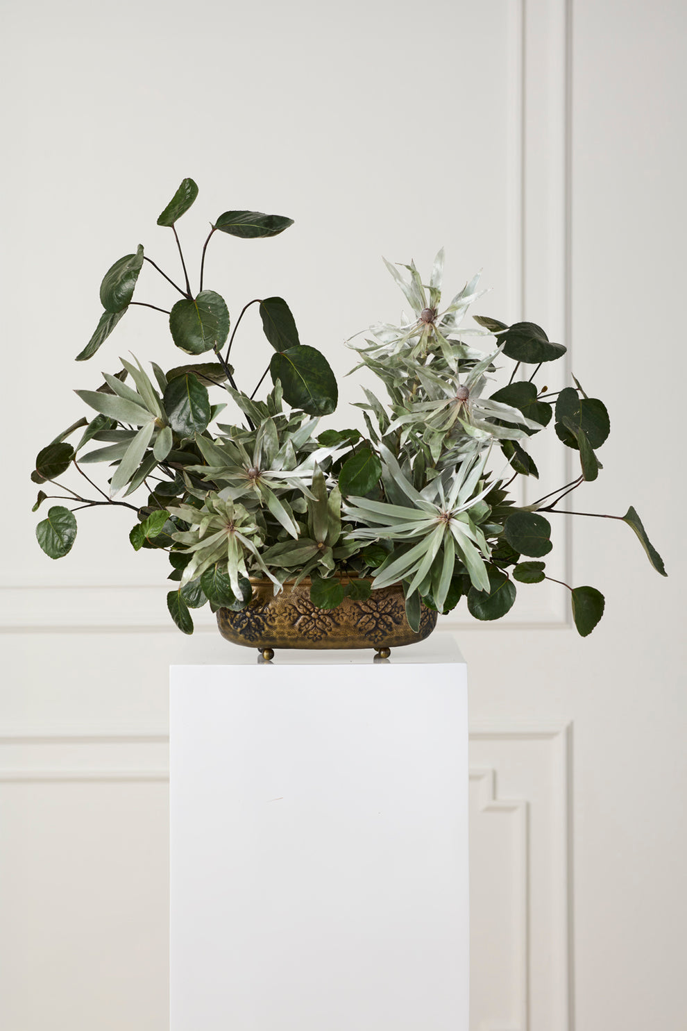 Pressed Snowflake Trough Set of 2 By Accent Decor | Planters, Troughs & Cachepots | Modishstore - 4