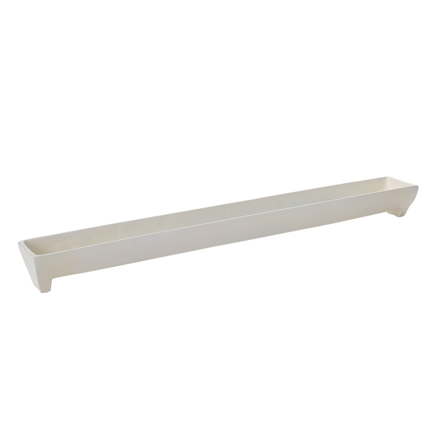 White Edison Tray Set of 2 By Accent Decor | Planters, Troughs & Cachepots | Modishstore - 7