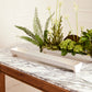 White Edison Tray Set of 2 By Accent Decor | Planters, Troughs & Cachepots | Modishstore - 8