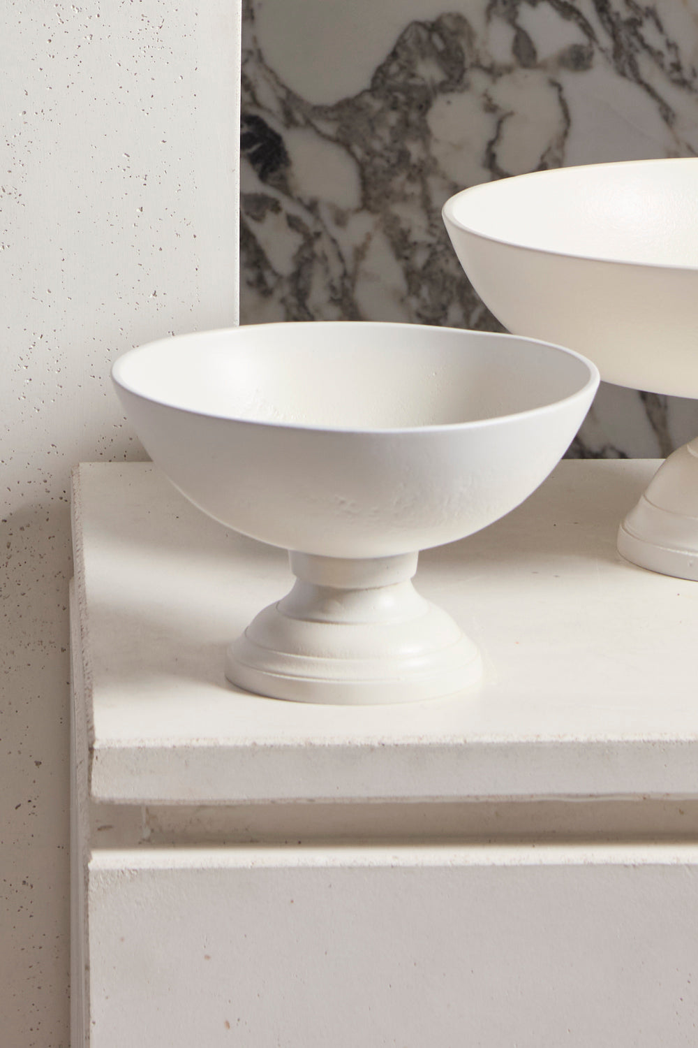 White Oscar Bowl Set of 2 By Accent Decor | Decorative Bowls | Modishstore - 11