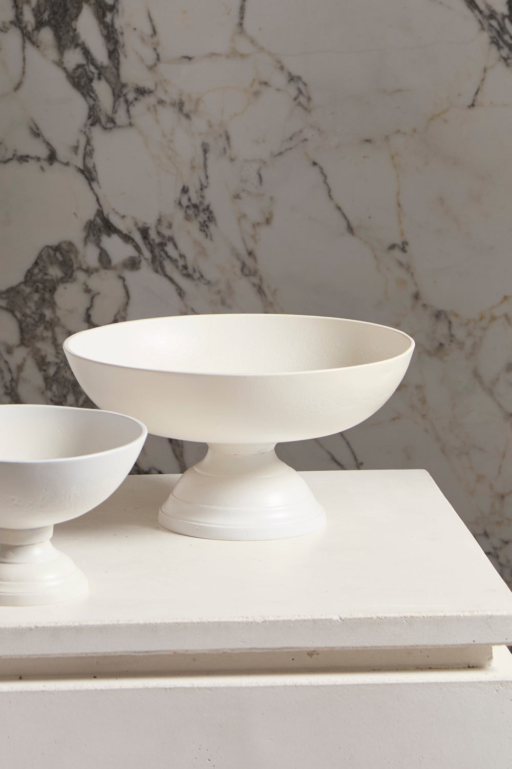 White Oscar Bowl Set of 2 By Accent Decor | Decorative Bowls | Modishstore - 7