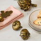 Gilded Veggies Set of 4 By Accent DŽcor