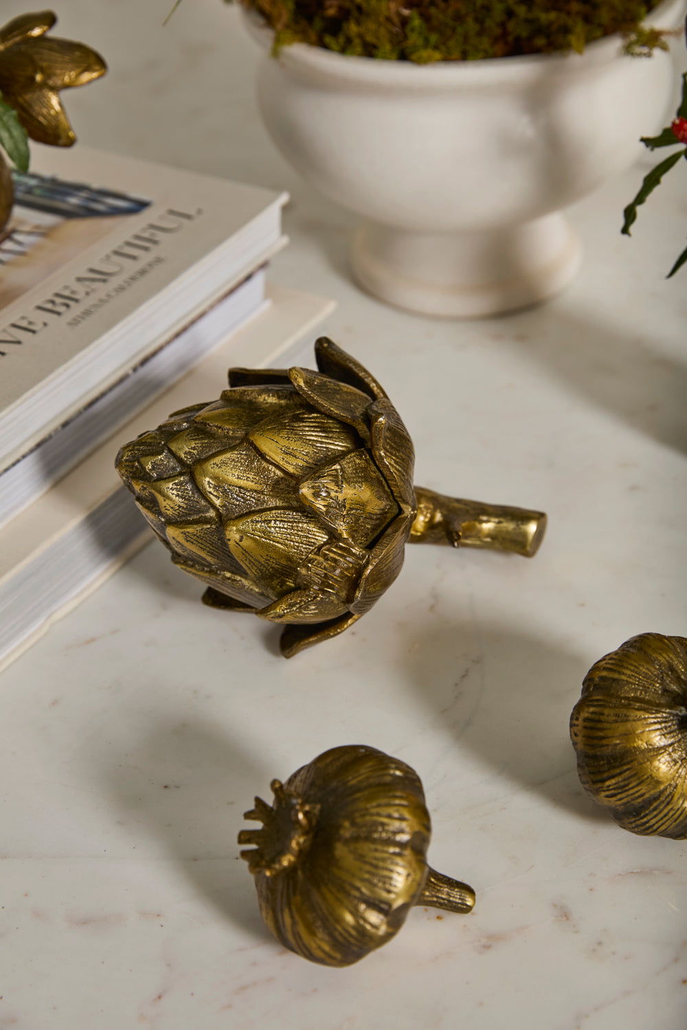 Gilded Veggies Set of 4 By Accent DŽcor