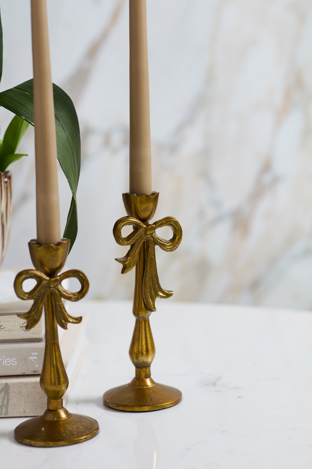 Bowtied Candleholder Set of 4 By Accent Decor | Candle Holders | Modishstore - 9