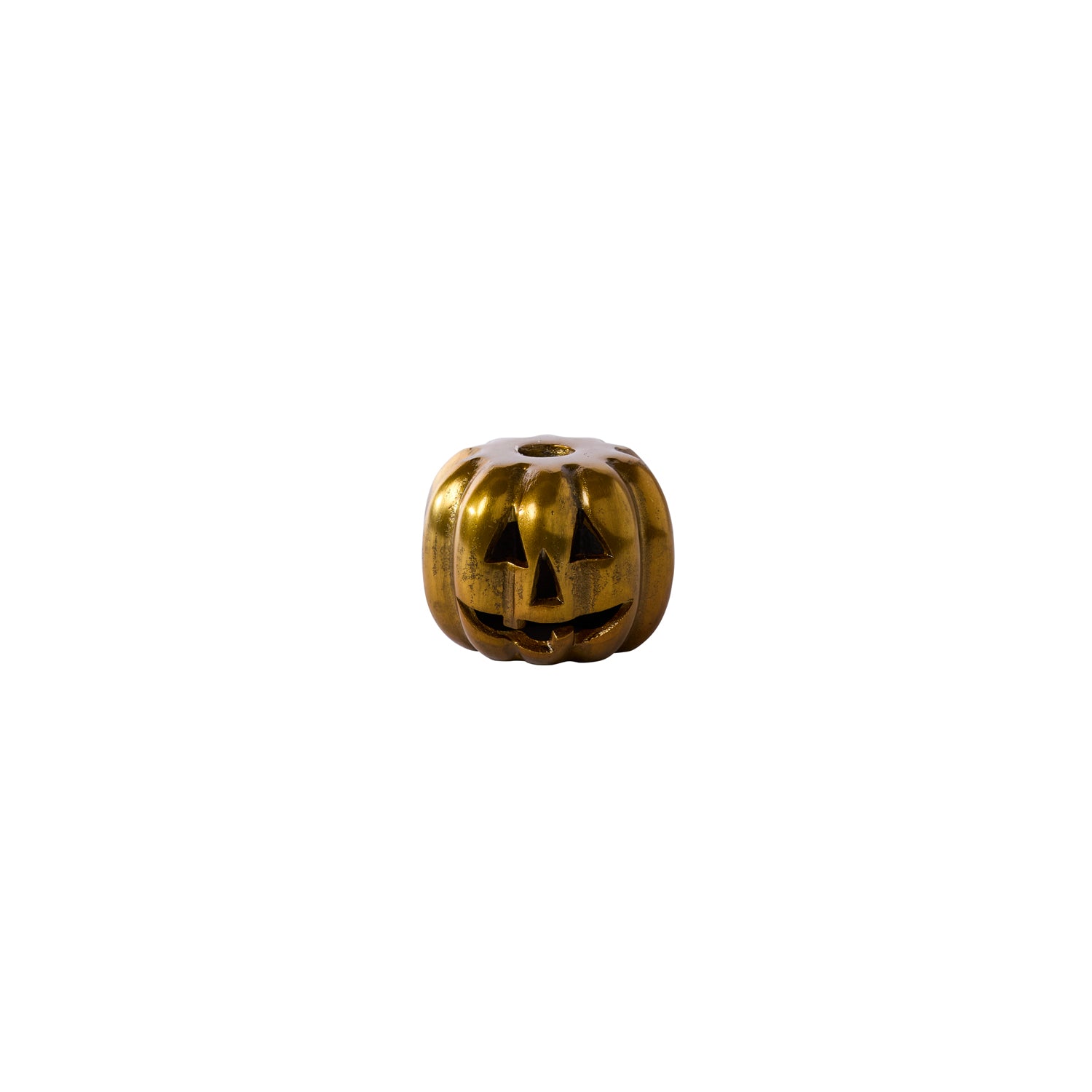 Carved Pumpkin Candleholder Set of 2 By Accent Decor | Candle Holders | Modishstore - 2