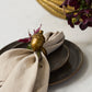 English Oak Napkin Ring Set of 8 By Accent Decor | Planters, Troughs & Cachepots | Modishstore - 9