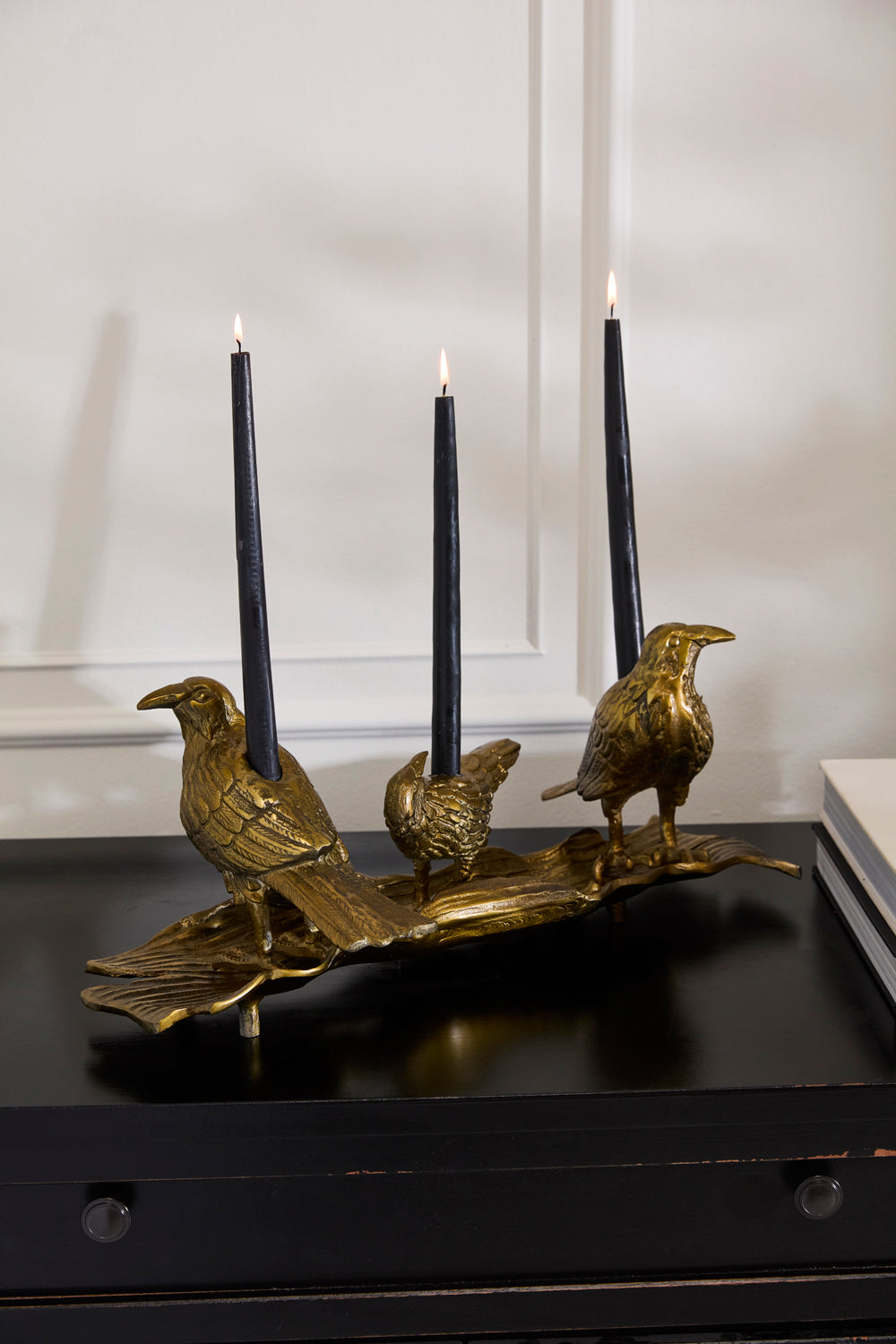 Three Ravens Candleholder By Accent Decor | Candle Holders | Modishstore - 5