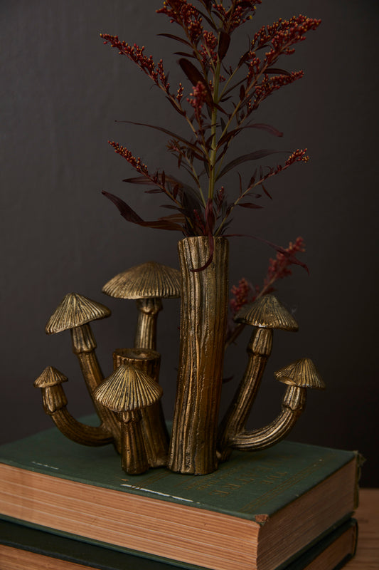 Clustered Mushrooms Budvase Set of 2 By Accent Decor | Vases | Modishstore - 1