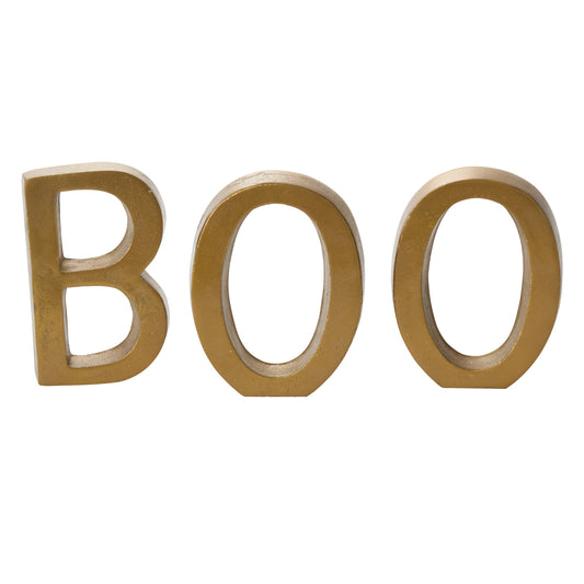 BOO Mantel Letters By Accent Decor | Planters, Troughs & Cachepots | Modishstore - 1