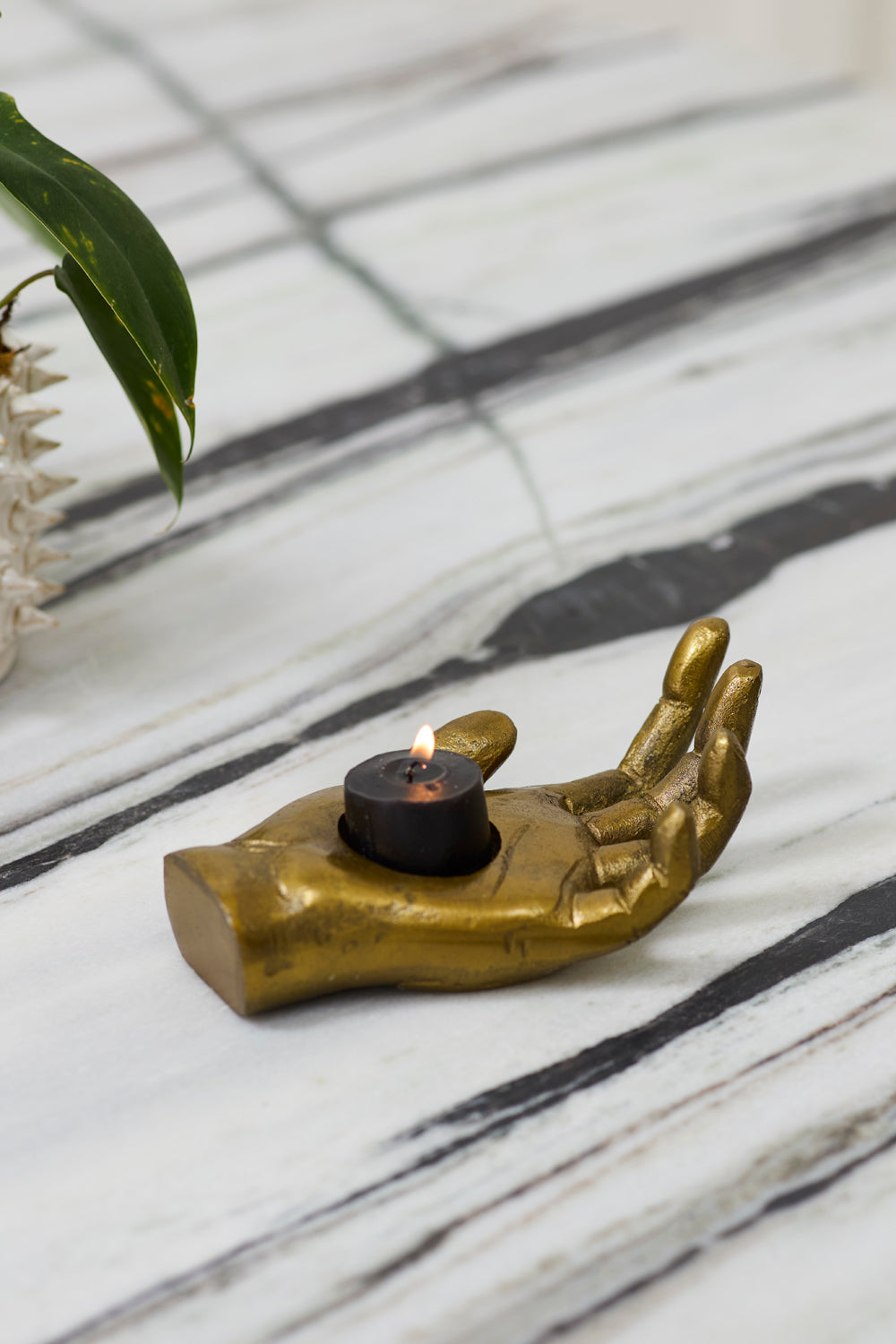 Open Hand Candleholder Set of 2 By Accent Decor | Candle Holders | Modishstore - 5