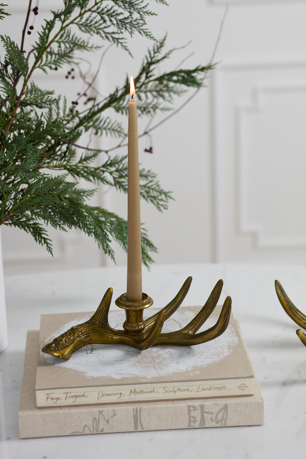 Elegant Antler Candleholder Set of 2 By Accent Decor | Candle Holders | Modishstore - 6