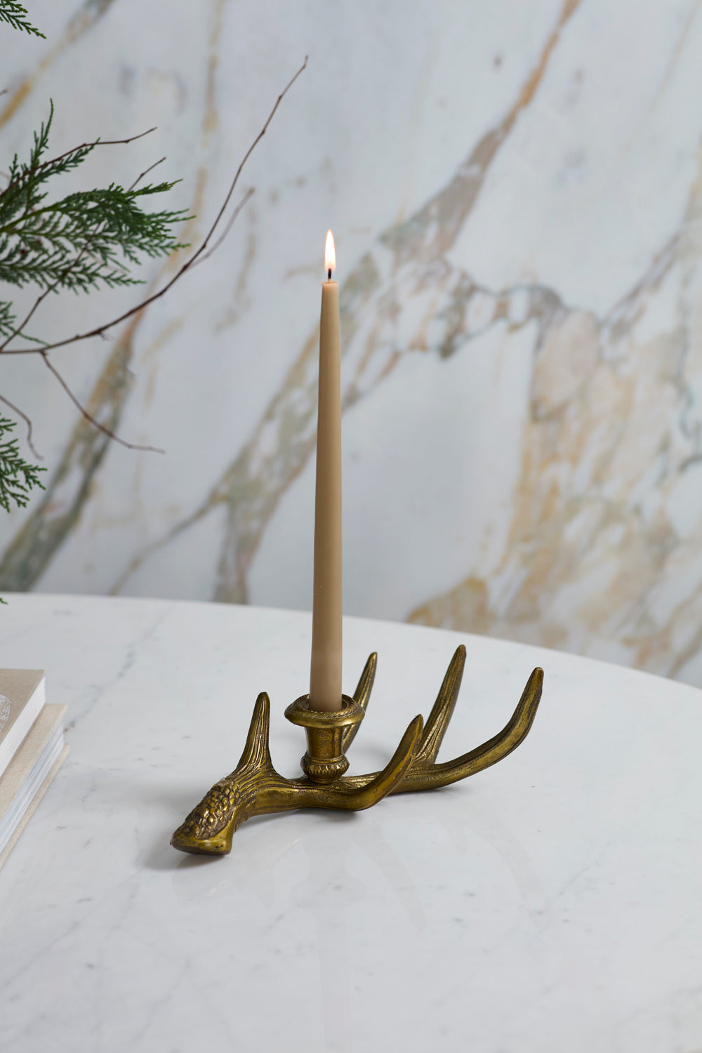 Elegant Antler Candleholder Set of 2 By Accent Decor | Candle Holders | Modishstore - 5