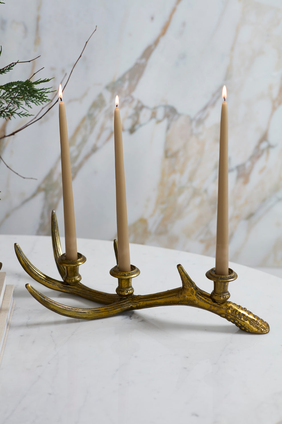 Elegant Antler Candleholder Set of 2 By Accent Decor | Candle Holders | Modishstore - 9