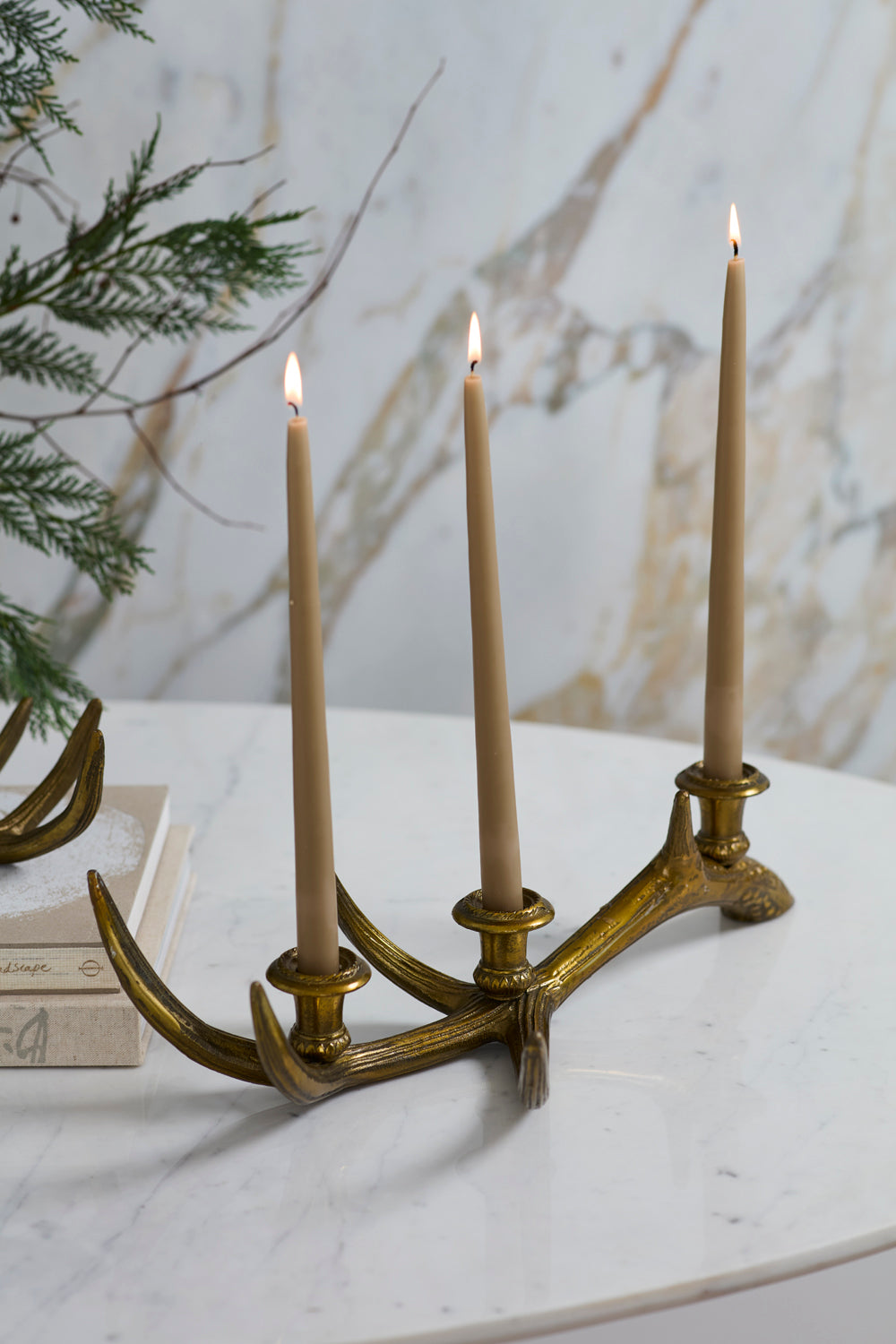 Elegant Antler Candleholder Set of 2 By Accent Decor | Candle Holders | Modishstore - 8