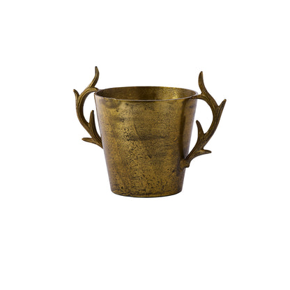 Antique Antler Bucket By Accent Decor | Planters, Troughs & Cachepots | Modishstore - 2