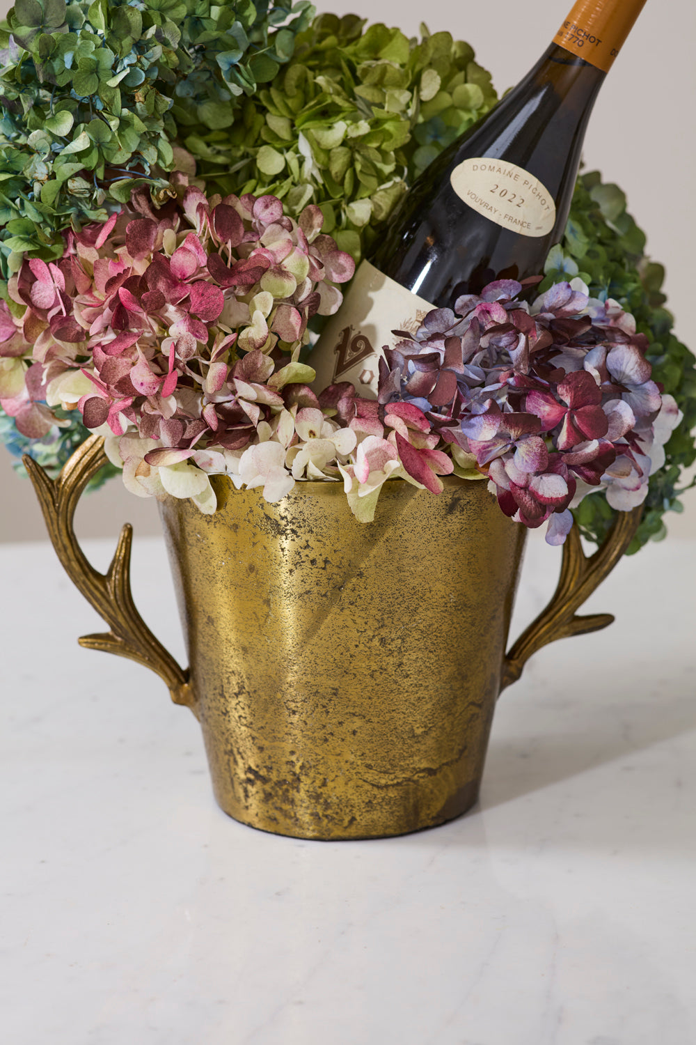 Antique Antler Bucket By Accent Decor | Planters, Troughs & Cachepots | Modishstore - 4