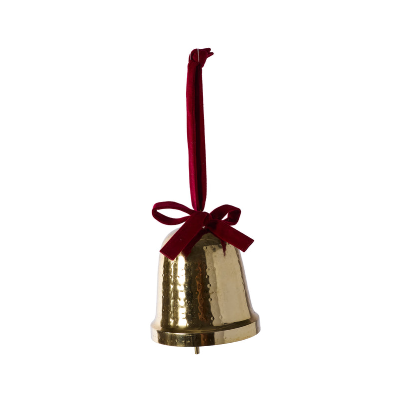 Velvet Bow Trimmed Bell Set of 4 By Accent Decor | Planters, Troughs & Cachepots | Modishstore - 2