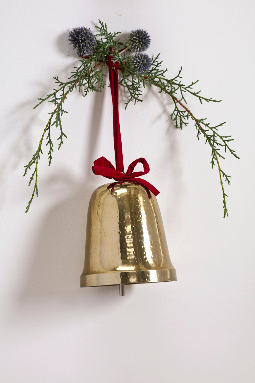 Velvet Bow Trimmed Bell Set of 4 By Accent Decor | Planters, Troughs & Cachepots | Modishstore - 7