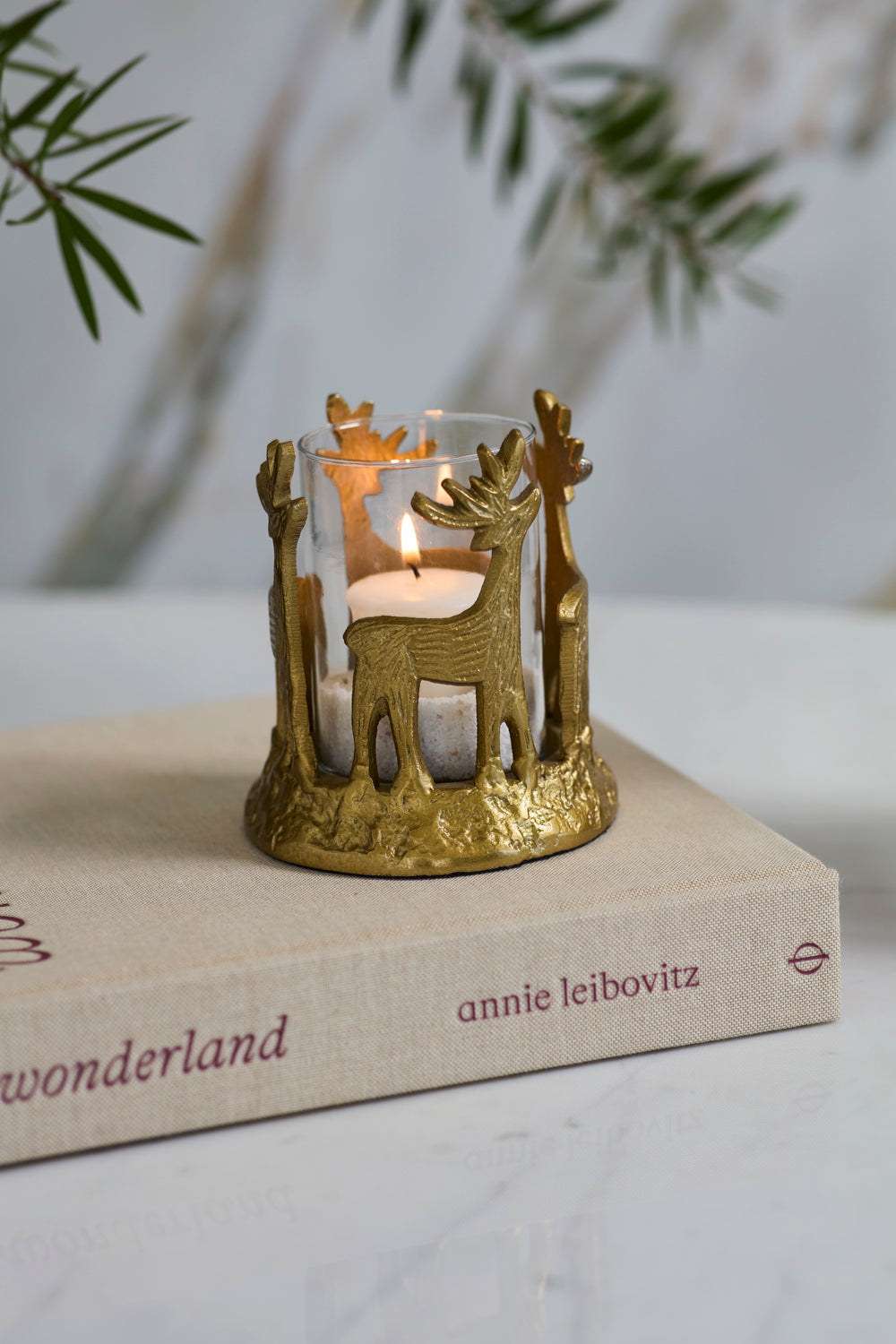 Deer Dance Votive Set of 2 By Accent Decor | Planters, Troughs & Cachepots | Modishstore - 6