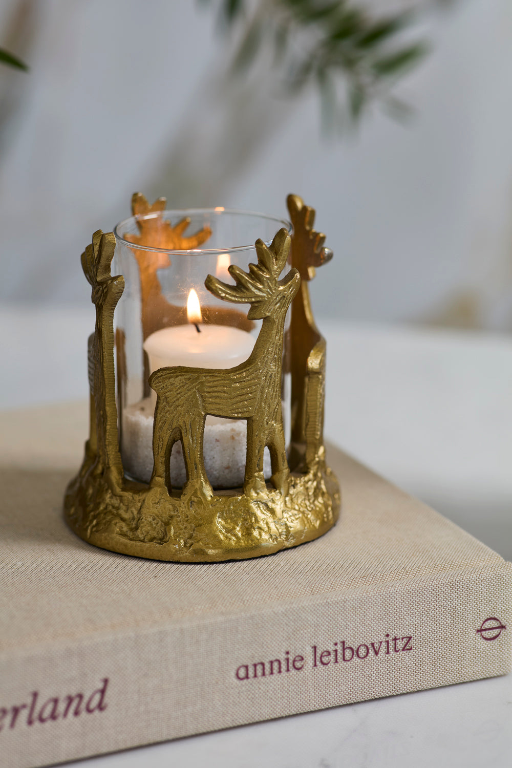 Deer Dance Votive Set of 2 By Accent Decor | Planters, Troughs & Cachepots | Modishstore - 5