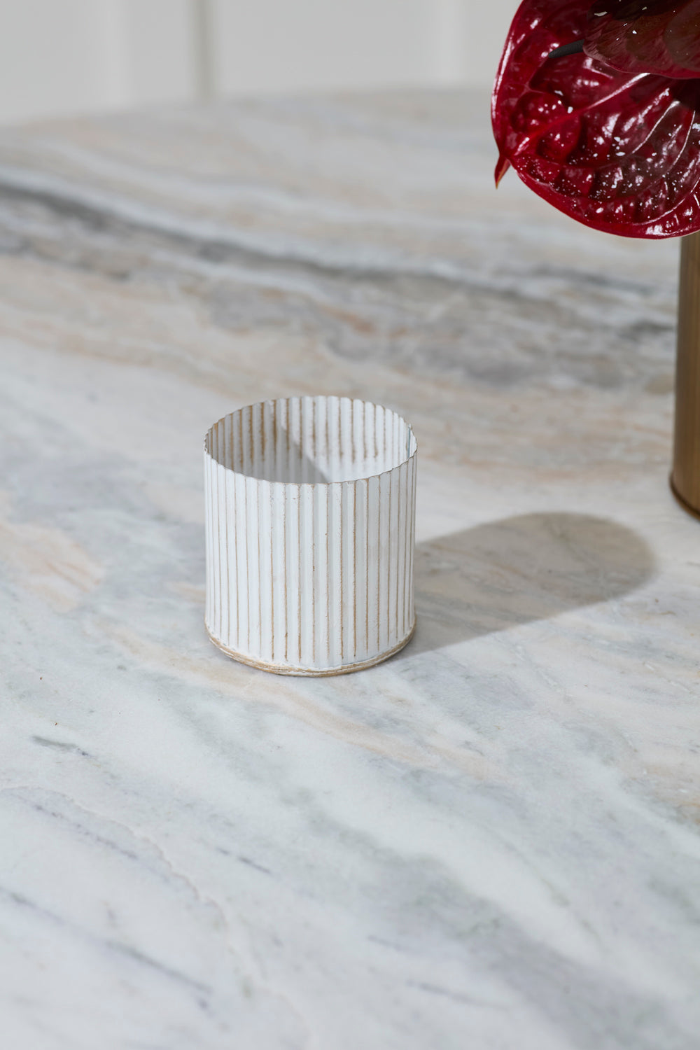 Whitewashed Norah Vase Set of 8 By Accent Decor | Vases | Modishstore - 4