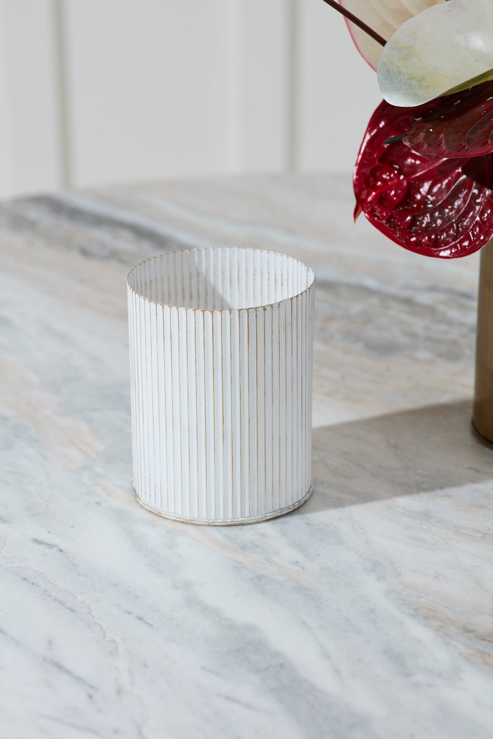 Whitewashed Norah Vase Set of 8 By Accent Decor | Vases | Modishstore - 6