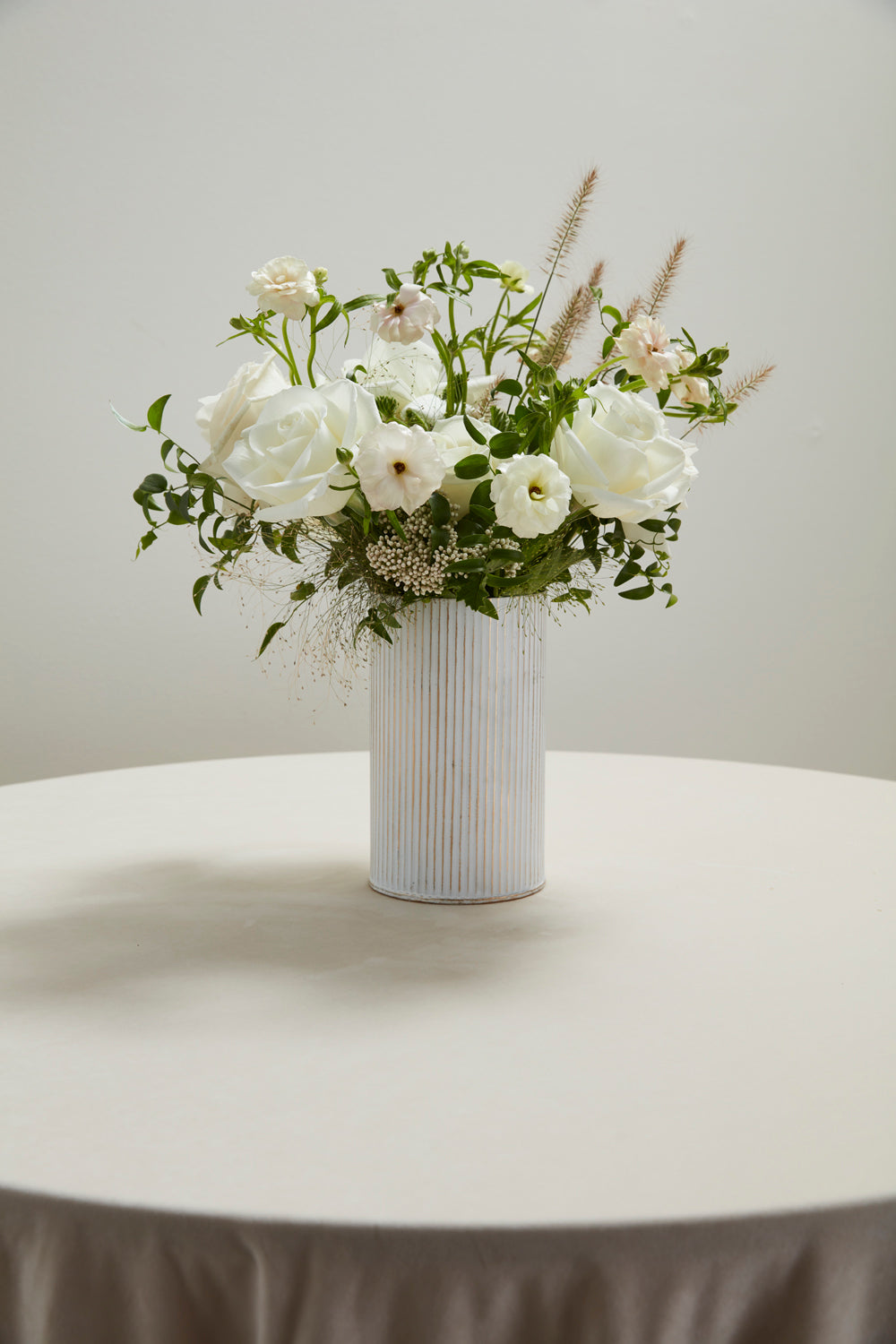 Whitewashed Norah Vase Set of 8 By Accent Decor | Vases | Modishstore - 9