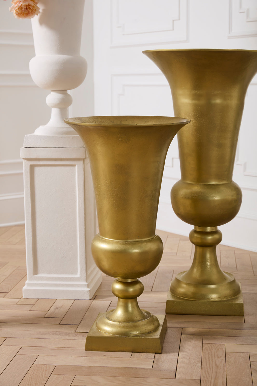 Sparta Urn and Pedestal By Accent Decor | Vases | Modishstore - 5