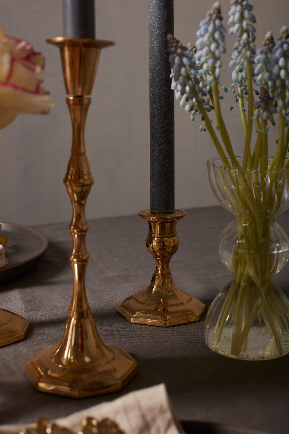 Antique Candlestick Set of 4 By Accent Decor | Candle Holders | Modishstore - 7