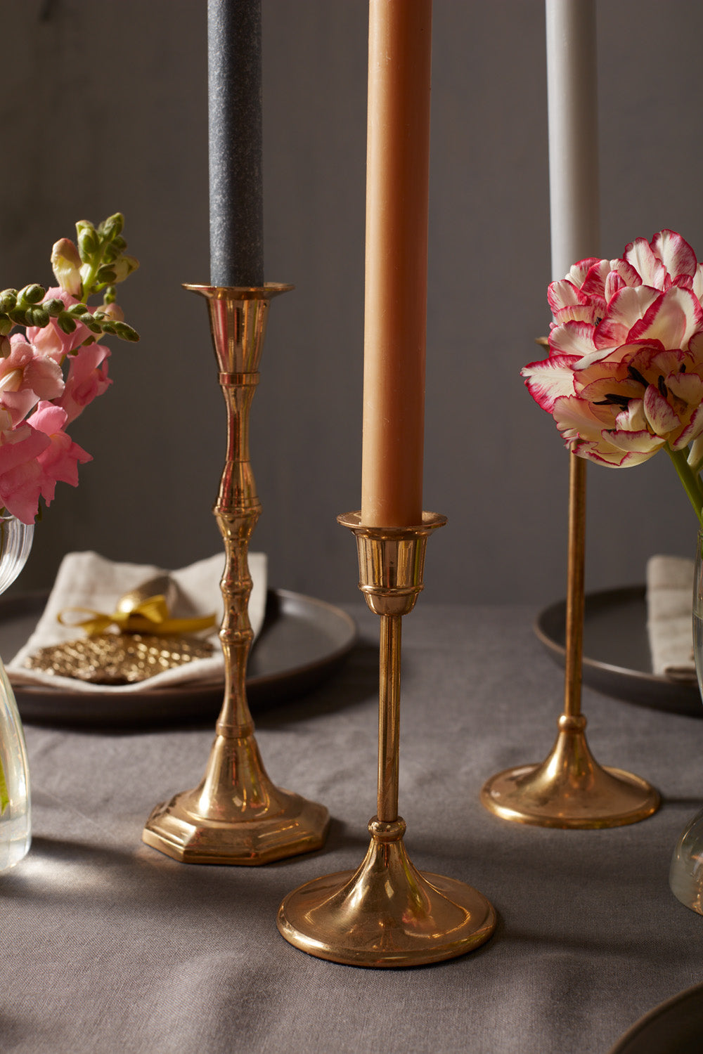 Antique Candlestick Set of 4 By Accent Decor | Candle Holders | Modishstore - 11