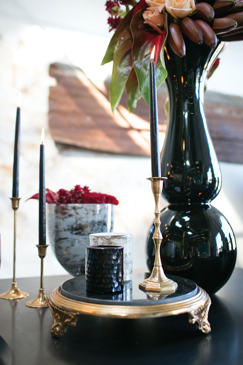 Antique Candlestick Set of 4 By Accent Decor | Candle Holders | Modishstore - 21
