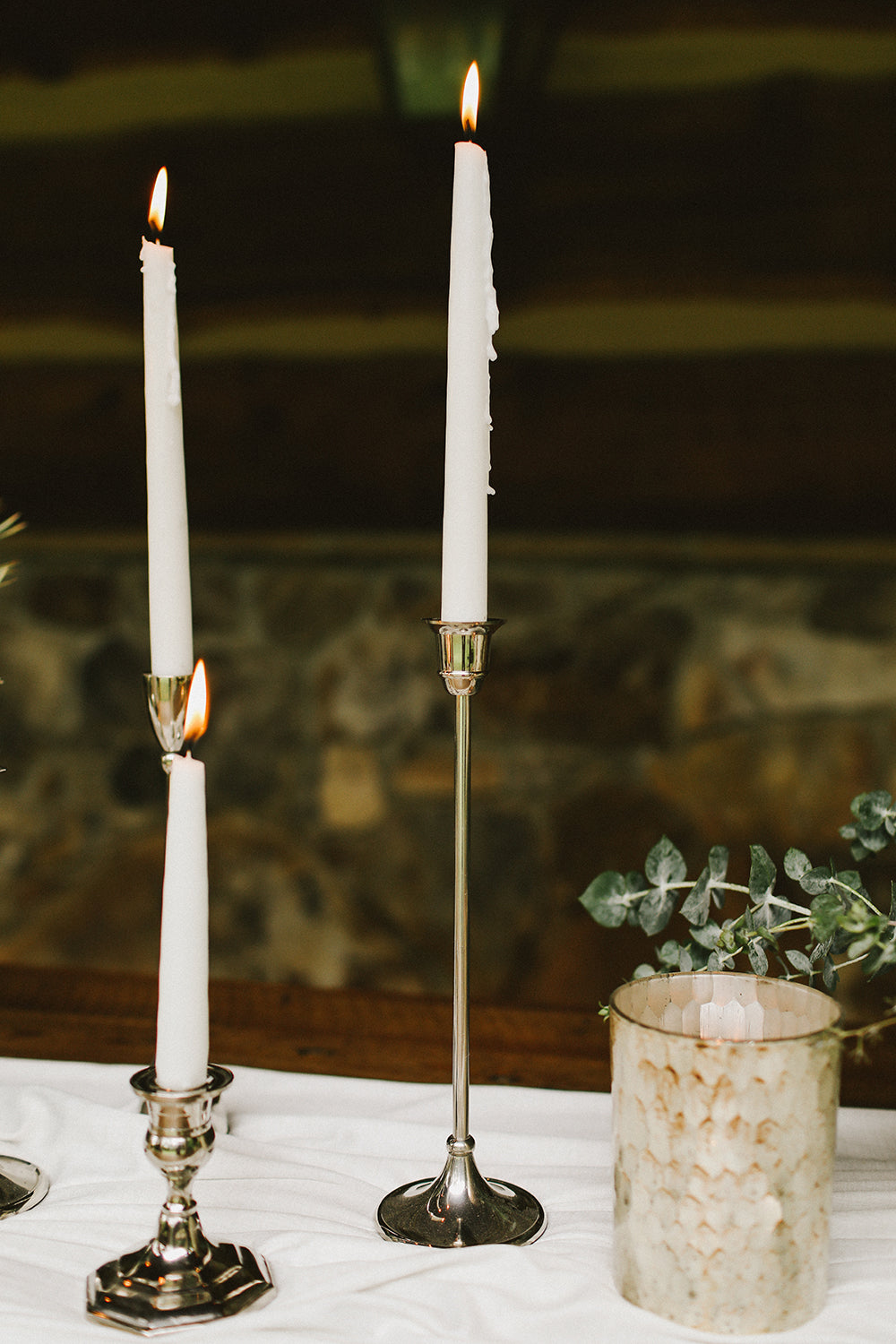 Antique Candlestick Set of 4 By Accent Decor | Candle Holders | Modishstore - 30