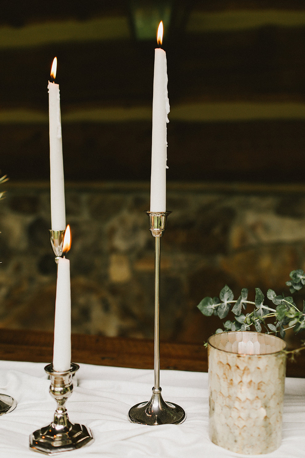 Antique Candlestick Set of 4 By Accent Decor | Candle Holders | Modishstore - 30
