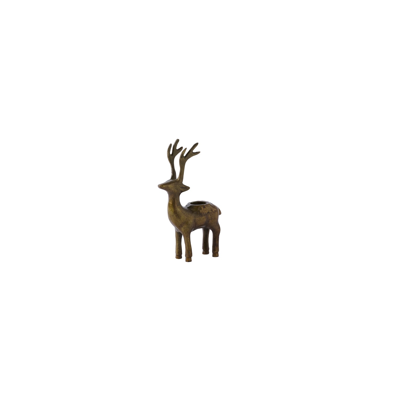Winter Deer Candleholder Set of 4 By Accent Decor | Candle Holders | Modishstore - 2