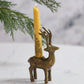 Winter Deer Candleholder Set of 4 By Accent Decor | Candle Holders | Modishstore - 4