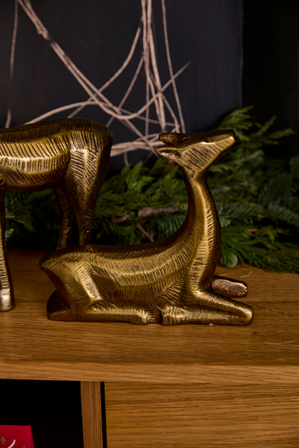 Prancer Reindeer Figurine Set of 2 By Accent Decor | Figurines | Modishstore - 6