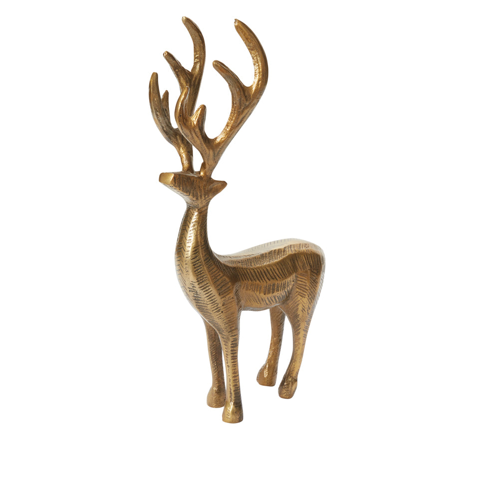 Prancer Reindeer Figurine Set of 2 By Accent Decor | Figurines | Modishstore - 2