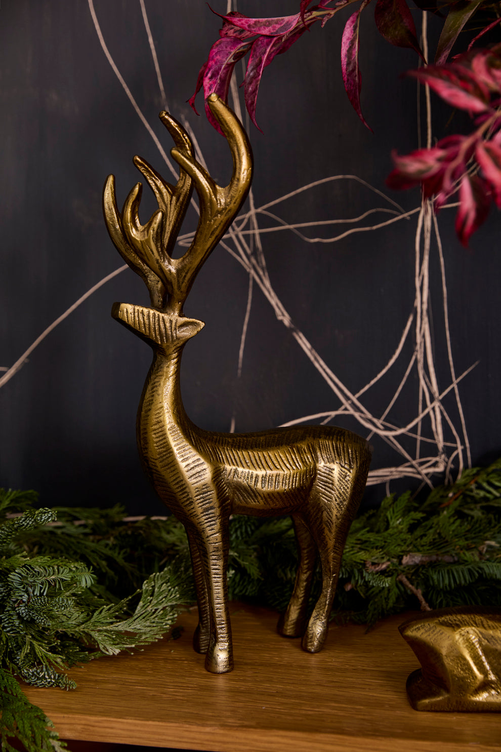 Prancer Reindeer Figurine Set of 2 By Accent Decor | Figurines | Modishstore - 4