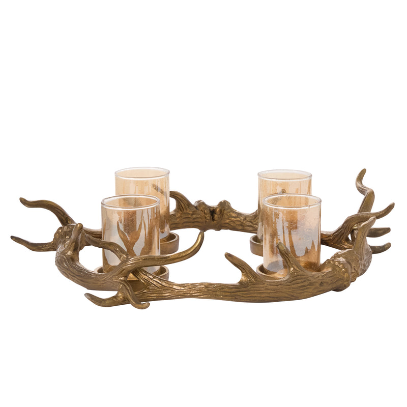 Antler Glow Candleholder By Accent Decor | Candle Holders | Modishstore - 2