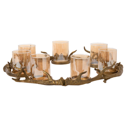 Antler Glow Candleholder By Accent Decor | Candle Holders | Modishstore - 6
