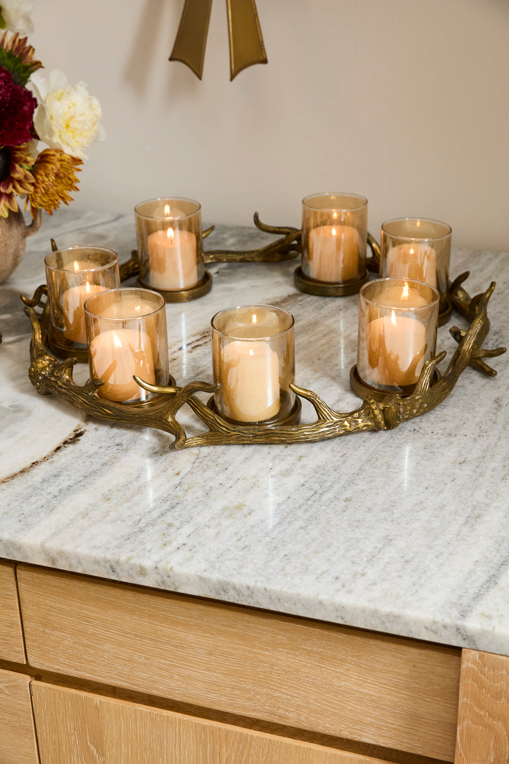Antler Glow Candleholder By Accent Decor | Candle Holders | Modishstore - 7